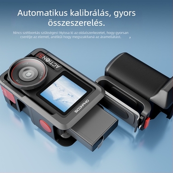 Fém nyúlketrec DJI Action5 Pro/4/3-hoz, utcai felvételekhez tartozó markolattal