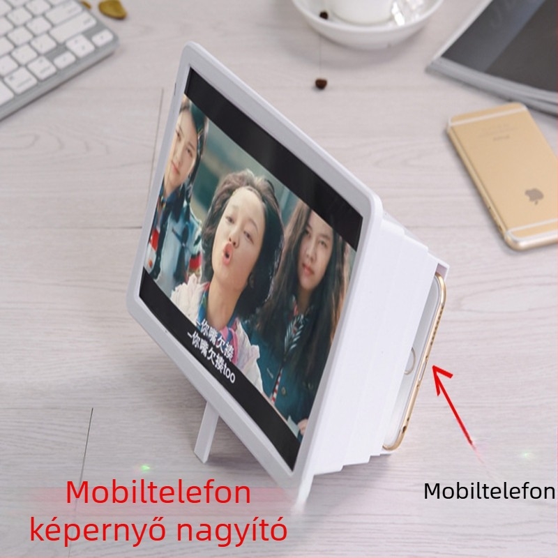 Telefon képernyő erősítő asztali közvetítéshez szemvédővel - ABS anyag, Modell F2, Xiongge márka, Típus 19716386731