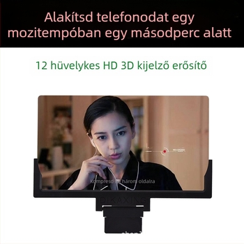 Dika Star HD 3D kijelző erősítő tartó mobiltelefonhoz, Lazy típus, modell F9, általános kompatibilitás, asztali használat, testreszabás támogatott