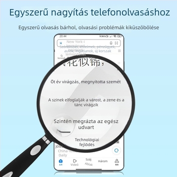 Sun Fire kézben tartható olvasó nagyító aszferikus, magas felbontású, ultra vékony kivitel, Zhejiang eredet