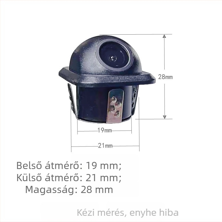 CCD kettős kapcsolású kupolás autókamera tolatókamera, széles látószög