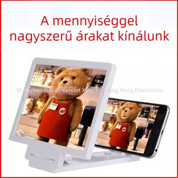 Lazy Man Modell 022 – telefon képernyő videó nagyító állvány, műanyag, általános használat