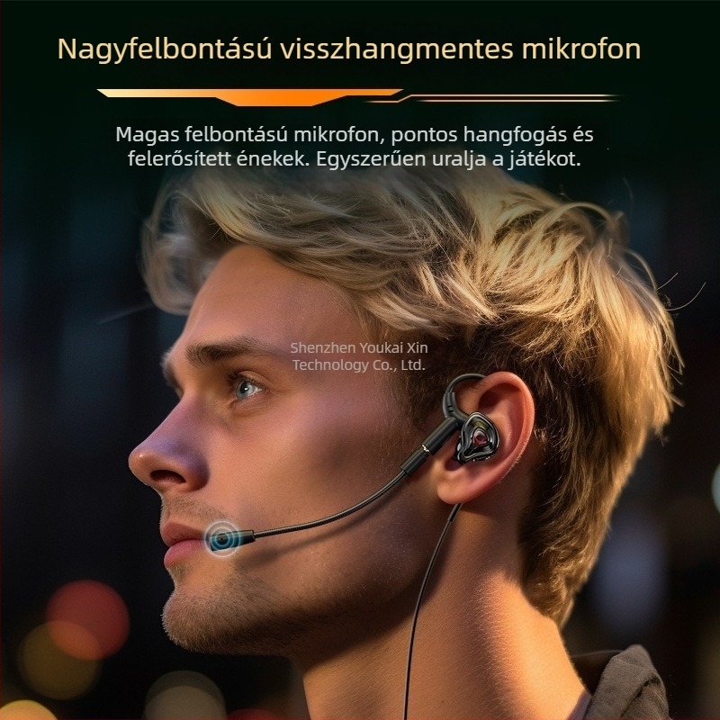 Kábeles in-ear játék fejhallgató mikrofonnal, modell G59, 3,5 mm csatlakozó, megjelenés 2024-08-29, testreszabás támogatott