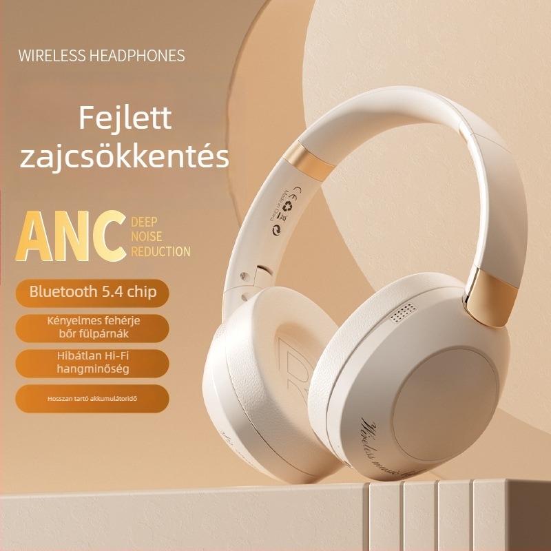 V770ANC gaming fejhallgató – Aktív zajszűrés, Alacsony késleltetés e-sportokra, 8+ órás akkumulátor, Bluetooth 5.0, 10 m hatótávolság