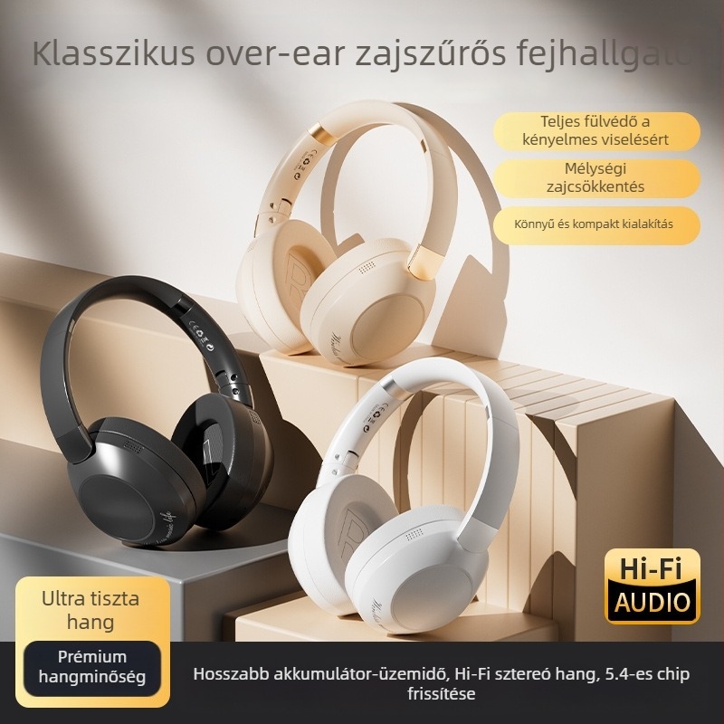 V770ANC gaming fejhallgató – Aktív zajszűrés, Alacsony késleltetés e-sportokra, 8+ órás akkumulátor, Bluetooth 5.0, 10 m hatótávolság