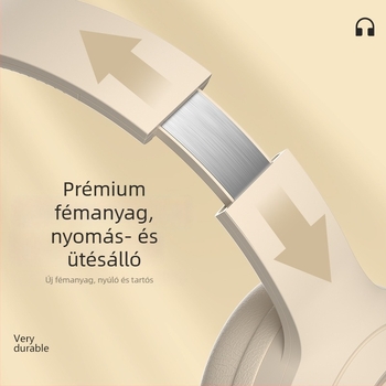 DR58 Bluetooth headset – fejhallgató-stílus, zajcsökkentés, Bluetooth 5.3, 3,5 mm csatlakozó, beépített mikrofon