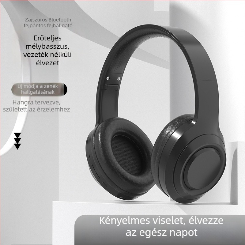 DR58 Bluetooth headset – fejhallgató-stílus, zajcsökkentés, Bluetooth 5.3, 3,5 mm csatlakozó, beépített mikrofon