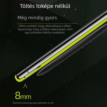 Asztali vezeték nélküli töltő 15W, gyors töltés Apple iPhonehoz, QC3.0, kimenet 1.66 A