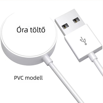 Apple iWatch töltő mágneses vezeték nélküli gyors töltéssel – kompatibilis az 1–8. generációval, USB-C, 5W, QC2.0