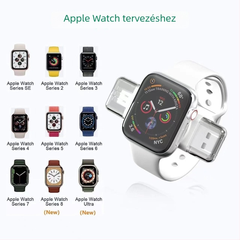 Apple Watch vezeték nélküli töltő mágneses töltéshez USB-C felület — PD protokoll, 5W kimenet