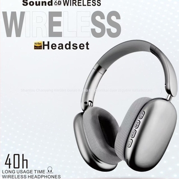 QC-589 Vezeték nélküli over-ear fejhallgató Bluetooth 5.3 (10 m hatótávolság, PC+ABS, 0–4 óra üzemidő)