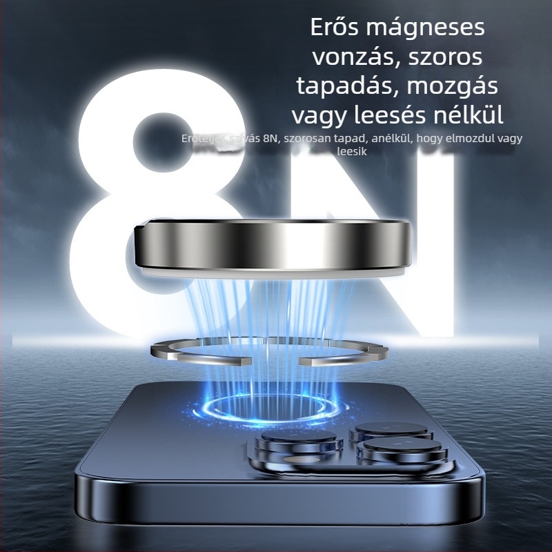 Qi2 vezeték nélküli töltő állvánnyal – 15W mágneses gyors töltés, alumínium ötvözet, QC3.0, Q20-hoz