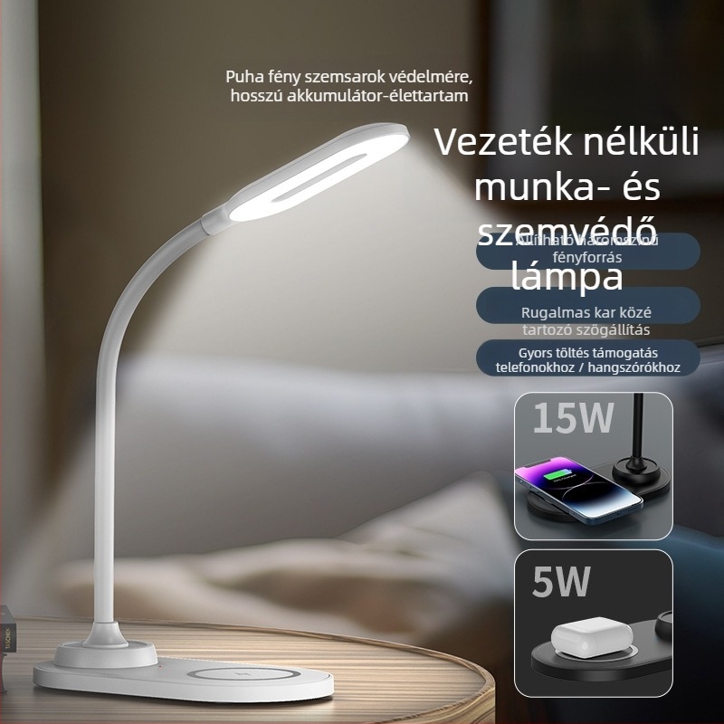 2 az 1-ben vezeték nélküli töltő, gyors töltés, mágneses töltés, QC2.0, 15W kimenet