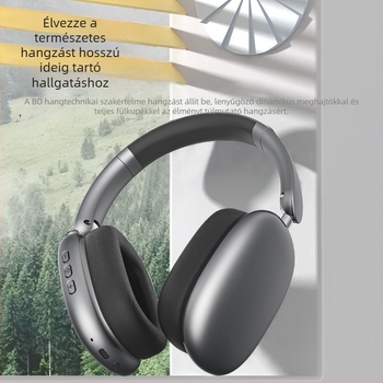 Vezeték nélküli fejhallgató Bluetooth és ANC-vel, 44 mm hangszórók, impedancia 32 Ω, frekvencia-válasz 20–20000 Hz, beépített mikrofon