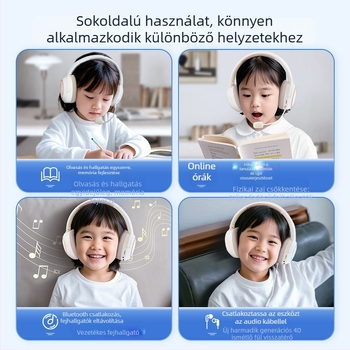 Bluetooth fejhallgató ANC-vel általános iskolásoknak — Gen 3 MF-T30, fejre rögzíthető, recitációs tanulás