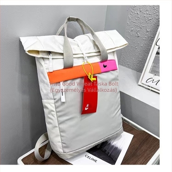 Unisex nylon laptop hátizsák, 20–35L, street style, légpárnás vállpántok