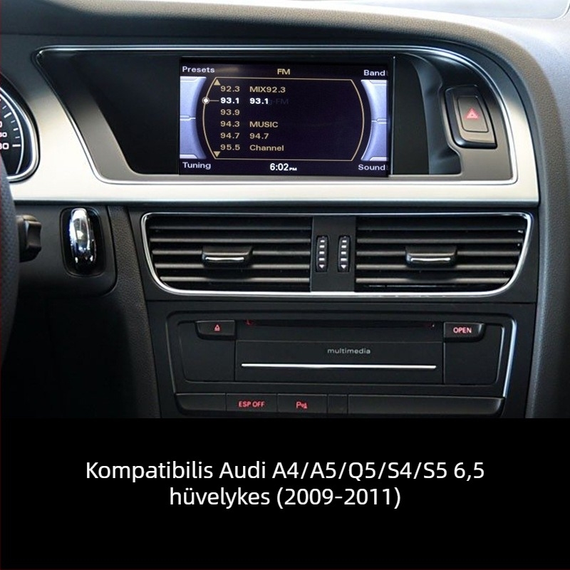 Vezeték nélküli CarPlay/Android Auto adapter Audihoz - EC13-C, kettős magos CPU, 1GB RAM, vezeték nélküli interfész, kapacitív érintőképernyő