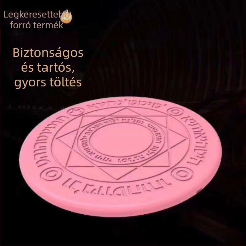 10W Vezeték nélküli töltő PD gyors töltés, kerek korong, CE/FCC/RoHS, testreszabható