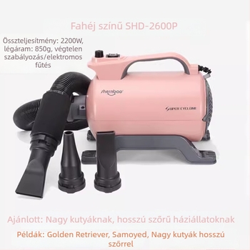 SHD-2800P Állati hajszárító, 2000W+, 220V, univerzális, CCC 2017010709979572