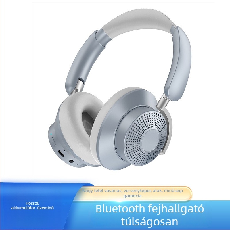Vezeték nélküli Bluetooth fejhallgató over-ear, zajcsökkentés, 40 mm meghajtó, IPX4, hosszú akkumulátor üzemidő, Bluetooth 5.4