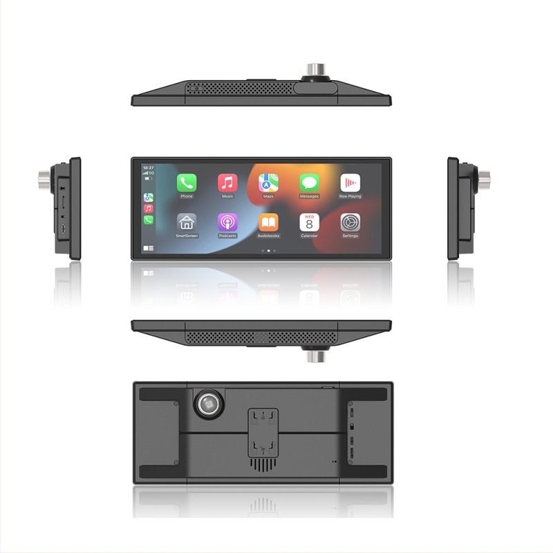 Vezeték nélküli CarPlay dash kamera CP13, 1080p, Android OS, kapacitív érintőképernyő, univerzális kompatibilitás