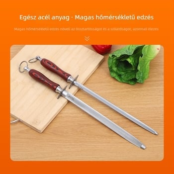 Fudong Tools Késélező Rúd Húsokhoz – Magas széntartalmú acél, Késélezés a késhez, Modern Minimalista Dizájn