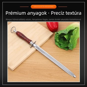 Fudong Tools Késélező Rúd Húsokhoz – Magas széntartalmú acél, Késélezés a késhez, Modern Minimalista Dizájn