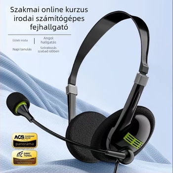 Vezeték nélküli PC fejhallgató mikrofonnal, Bluetooth, 40 mm meghajtó, 20 Hz–20 kHz, 32 Ω
