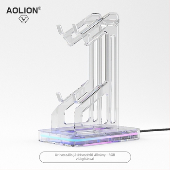 Switch 2 játékkontroller-állvány, ABS, kétszintes, 245 g, 1 kontroller számára