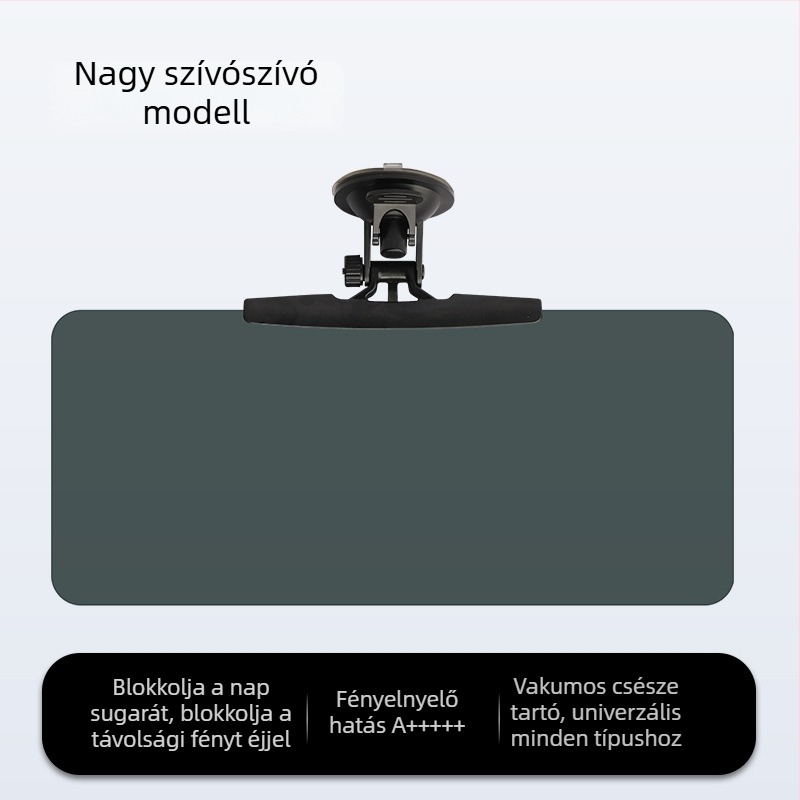 Elektromos háromkerekű napellenző, szívócsészés telepítés, PVC anyag, általános illeszkedés