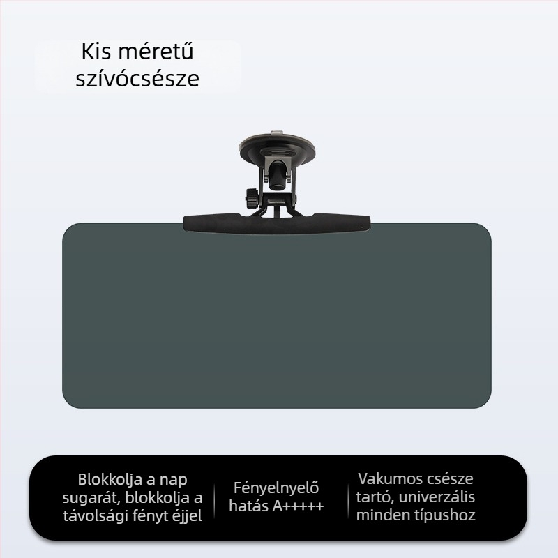 Elektromos háromkerekű napellenző, szívócsészés telepítés, PVC anyag, általános illeszkedés