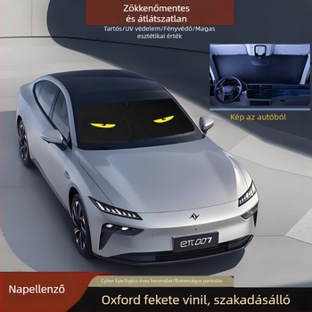Első szélvédő autós napvédő árnyékoló, átlátszatlan függöny a hővédelemhez és hőszigeteléshez, alumíniumfólia
