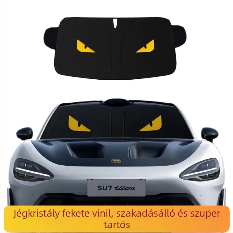 Első szélvédő autós napvédő árnyékoló, átlátszatlan függöny a hővédelemhez és hőszigeteléshez, alumíniumfólia