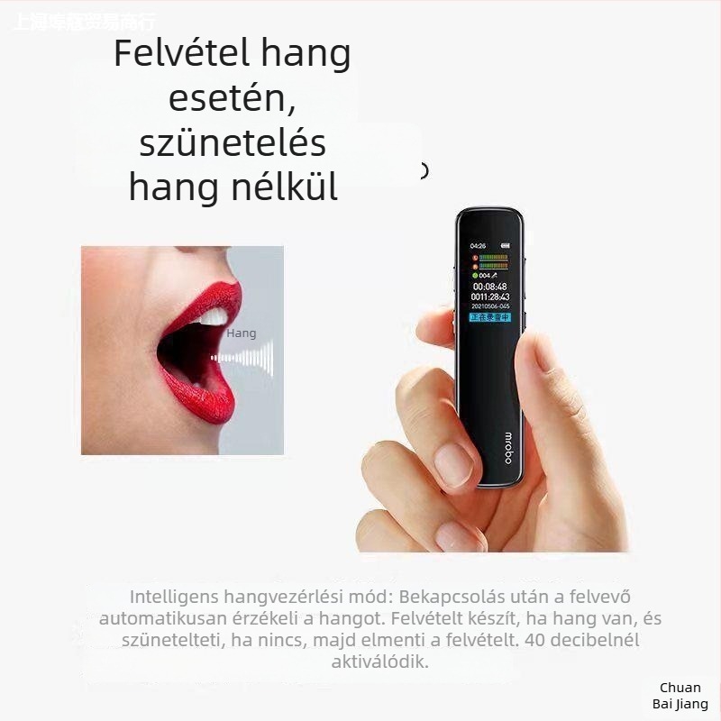 Professzionális hangrögzítő hosszú üzemidejű, diákoknak