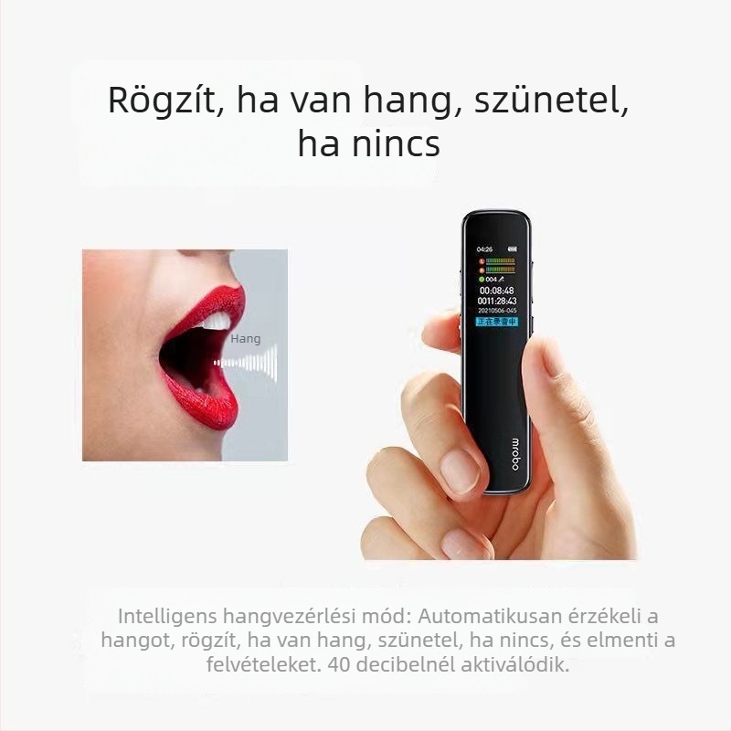 Professzionális hangrögzítő hosszú üzemidejű, diákoknak