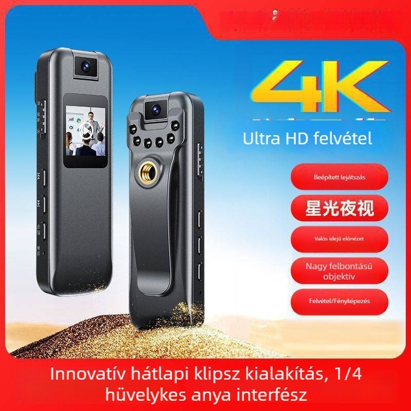 Szakmai hang- és videófelvevő ultrahosszú készenléttel, rendvédelmi szervek számára