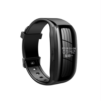 Csuklópántos hangrögzítő WAV, 1800 perc, TF-kártya, USB 2.0, képernyő nélküli