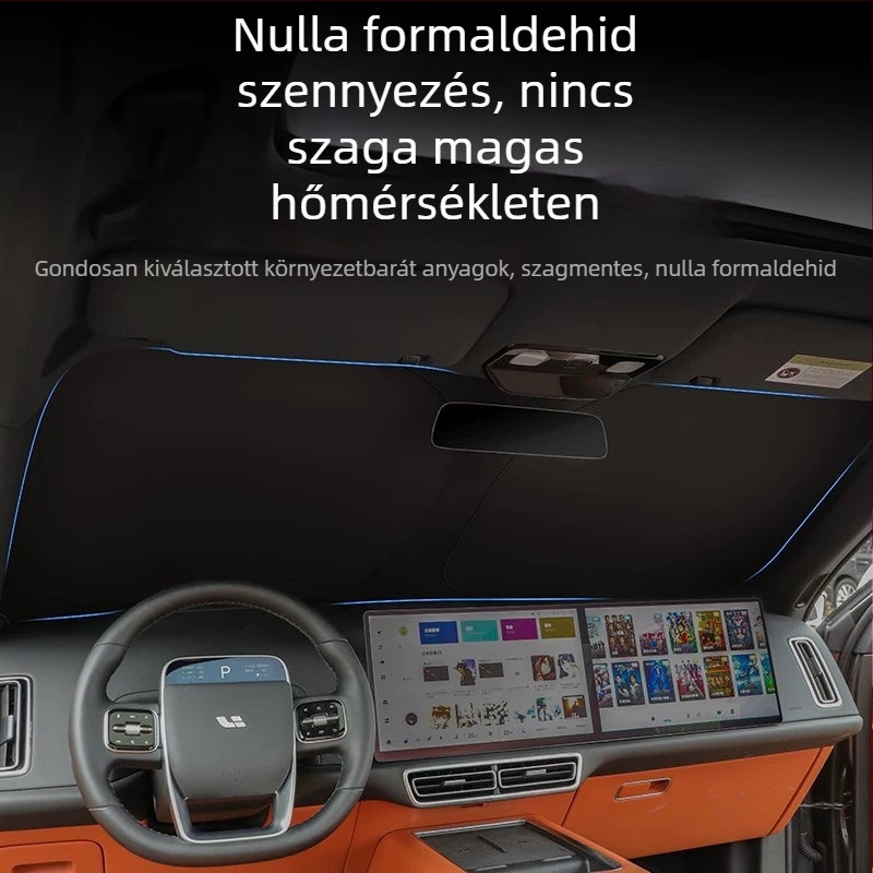 Li Xiang L6/L7/L8/L9/One/Mega oldalsó ablakaihoz hálós napvédő árnyékoló, napsugárzás elleni védelem, hőszigetelés, privát szféra