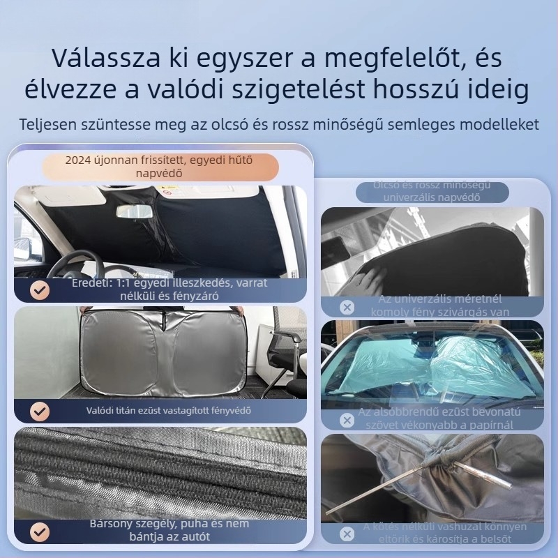Wenjie M5/M7/M8/M9 első szélvédő napvédő roló autóhoz