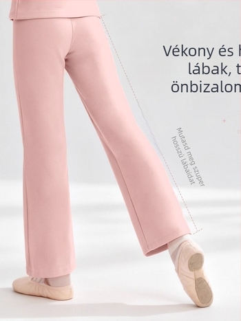Két részes gyermek tánc készlet – balett hosszú ujjú gyakorló felső és cipzáras dzseki