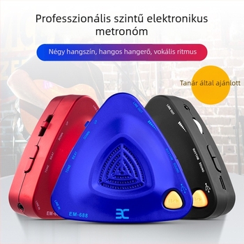 Eno EM-688 Elektronikus metronóm tunerrel és változó hanggal zongorához, gitárhoz, Guzhenghez, Pipahoz és Erhuhoz – több hangszeres metronom zenés vizsgákra