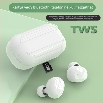 Bluetooth fülhallgató MP3 lejátszóval és kártyahely, in-ear, vezeték nélküli modell, egyéni modell