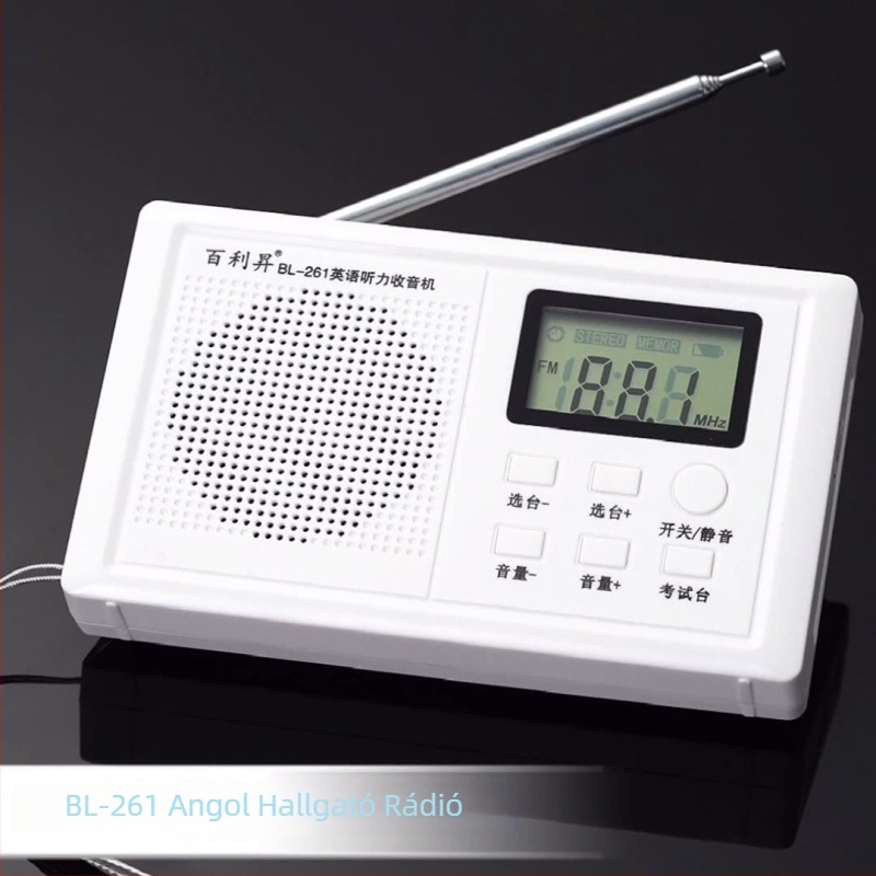 Baisheng BL-231 CET-4/6 angol hallgató rádió, automatikus állomáskeresés, MP3-támogatás és digitális kijelző