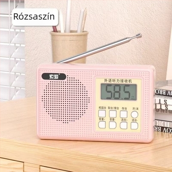 T-6661 CET-4/6 hallgató rádió DSP-vel, MP3, felvétel, 50 előre beállított állomások