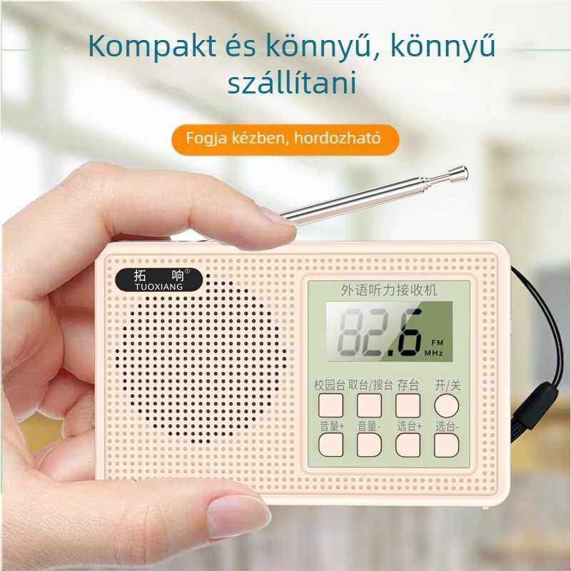 T-6661 CET-4/6 hallgató rádió DSP-vel, MP3, felvétel, 50 előre beállított állomások