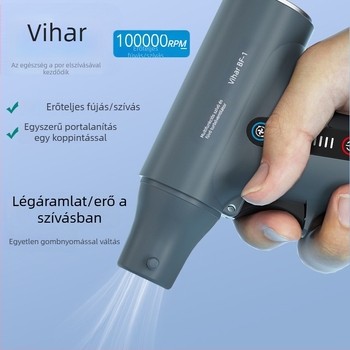 Ant Xin BF-1 Pormentesítő levegőpisztoly – szívó és fújó funkció, integrált turbóventilátor, telefonok, számítógépek, GPU és billentyűzetek