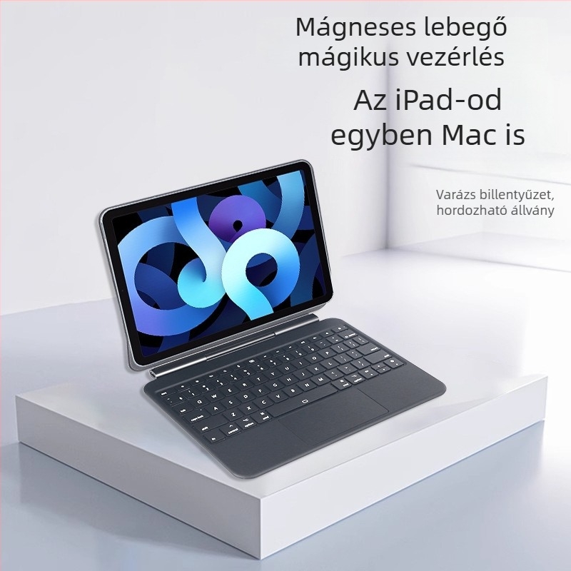 Tabletta mágneses billentyűzet-tartó — Bluetooth vezeték nélküli billentyűzet, Modell M19, Méret 14, Tömeg 0.1, Testreszabható dizájn