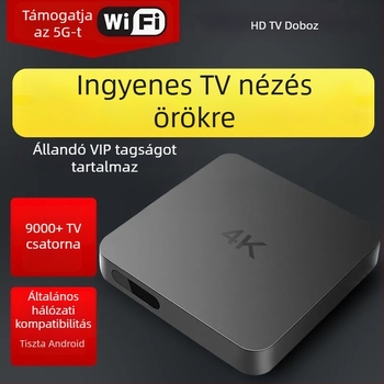 Internetes TV set-top doboz 4K, Wi-Fi, HDMI/AV, 128MB RAM