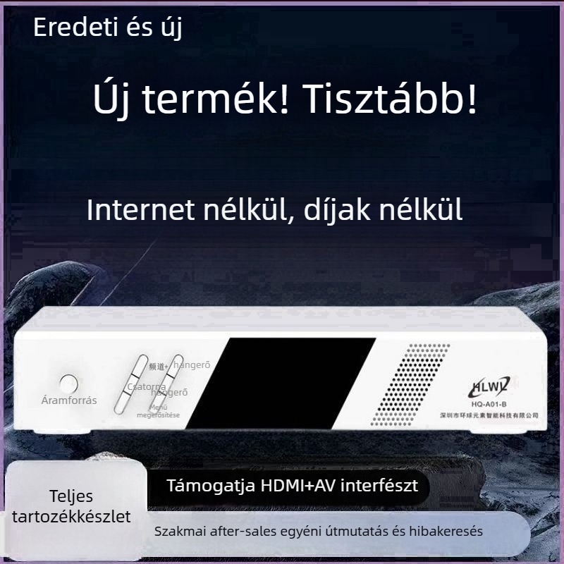 Beidou HD univerzális tévéset-top box negyedik generáció, Wi-Fi, külső antenna, 128 MB memória, 480p
