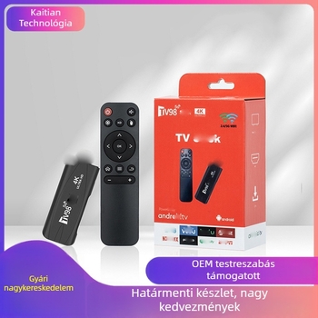 TV Box TV98 Android 5G Wi‑Fi Bluetooth, HDMI 1080p, 1GB RAM, 8GB/16GB belső tárhely, processzor H313